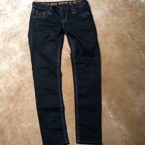 Solid black Rock Revival Jeans